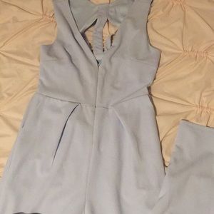 Baby blue jumpsuit